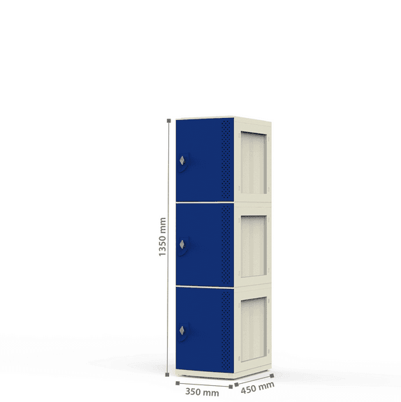 Nk 1763 03 portas – Armário Plástico EcoLocker 03 portas 1